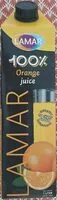 入っている砂糖の量 Lamar 100% Orange Juice 1L
