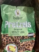 Sokerin määrä sisällä Pretzels Original Lemon and Chili 55% less fat