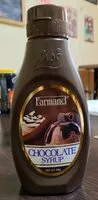 Sokerin määrä sisällä Chocolate syrup