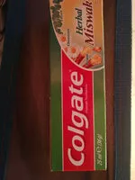 Suhkru kogus sees Colgate herbal miswak
