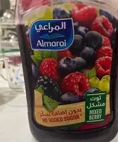 Suhkru kogus sees Mixed berry juice
