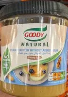 Количество сахара в Goody's sugar free peanut butter