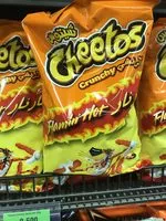 Cantidad de azúcar en Cheetos Flamin'hot 190g