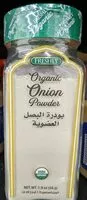 Jumlah gula yang masuk Freshly's organic onion powder jar -  54 grammes