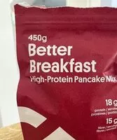 İçindeki şeker miktarı Better Breakfast High Protein Pancake Mix