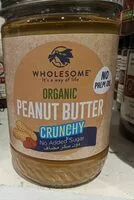 Amount of sugar in Wholesome Organic Peanut Butter 454grams