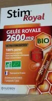 Amount of sugar in Gelée royale 2600 mg