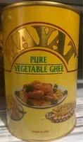 Jumlah gula yang masuk Pure vegetabke ghee