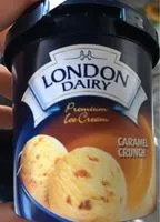 Suhkur ja toitained sees London dairy