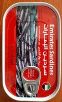 Şeker ve besinler Emirates sardines