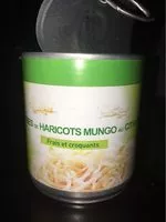 Количество сахара в Pousses de haricots mungo au citron