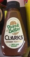 Sucre et nutriments contenus dans Clarks dessert toping