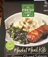 Suhkru kogus sees Ginger Glazed. salmon