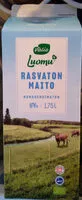Zuckermenge drin Valio Luomu™ rasvaton maito