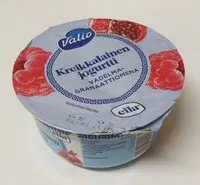 Cantidad de azúcar en Kreikkalainen jogurtti vadelma-granaattiomena