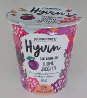 Количество сахара в Sokeroimaton luumu jogurtti