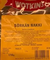Количество сахара в Sörkän nakki