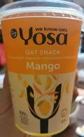 入っている砂糖の量 Oat snack mango