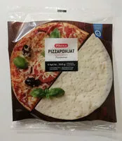 चीनी की मात्रा Pizzapohjat