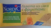 Sokerin määrä sisällä Галета из овса с фруктами