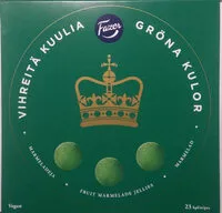 Cantidad de azúcar en Fazer Vihreitä Kuulia