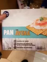 Cantidad de azúcar en Pan con Avena
