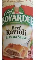 Sokerin määrä sisällä Beef Ravioli in Pasta Sauce