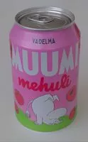 Sokerin määrä sisällä Muumi Mehuli vadelma