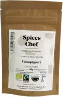 Sugar and nutrients in Spices chef