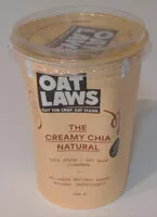 入っている砂糖の量 The Creamy Chia Natural Cinnamon