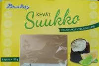 Cantidad de azúcar en Kevät Suukko