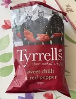 Quantité de sucre dans Tyrrell’s sweet chili & red pepper