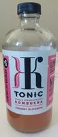 糖質や栄養素が Ktonic kombucha