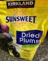 चीनी की मात्रा Sunsweet dried plums