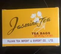 Sucre et nutriments contenus dans Fujian tea import export co ltd