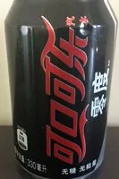 中的糖分和营养成分 Coca cola