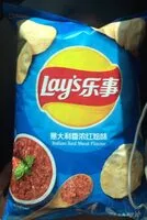 中的糖分和营养成分 Lay s