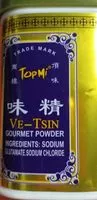 Sucre et nutriments contenus dans Topmi