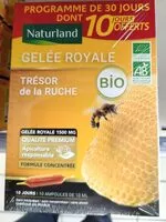 Sokerin määrä sisällä Gelée royale