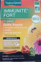Sokerin määrä sisällä Gelée Royale (immunité fort)
