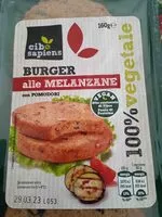Sokerin määrä sisällä Burger melenzane pomo