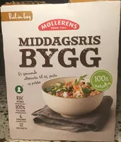 Количество сахара в Middagsris bygg