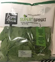 Quantité de sucre dans Super* Spinat