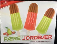 Zuckermenge drin Pære & Jordbær saftis med melkesjokolade