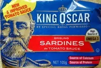 糖質や栄養素が King oscar