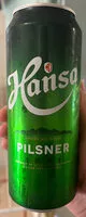 İçindeki şeker miktarı Hansa pilsner, 4,7%