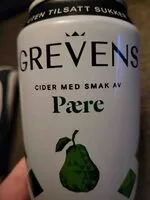 入っている砂糖の量 Cider med smak av pære, uten tilsatt sukker