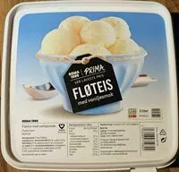 Zuckermenge drin Prima Fløteis