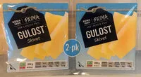 入っている砂糖の量 Gulost, skivet