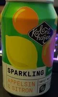 İçindeki şeker miktarı Sparkling Appelsin & sitron